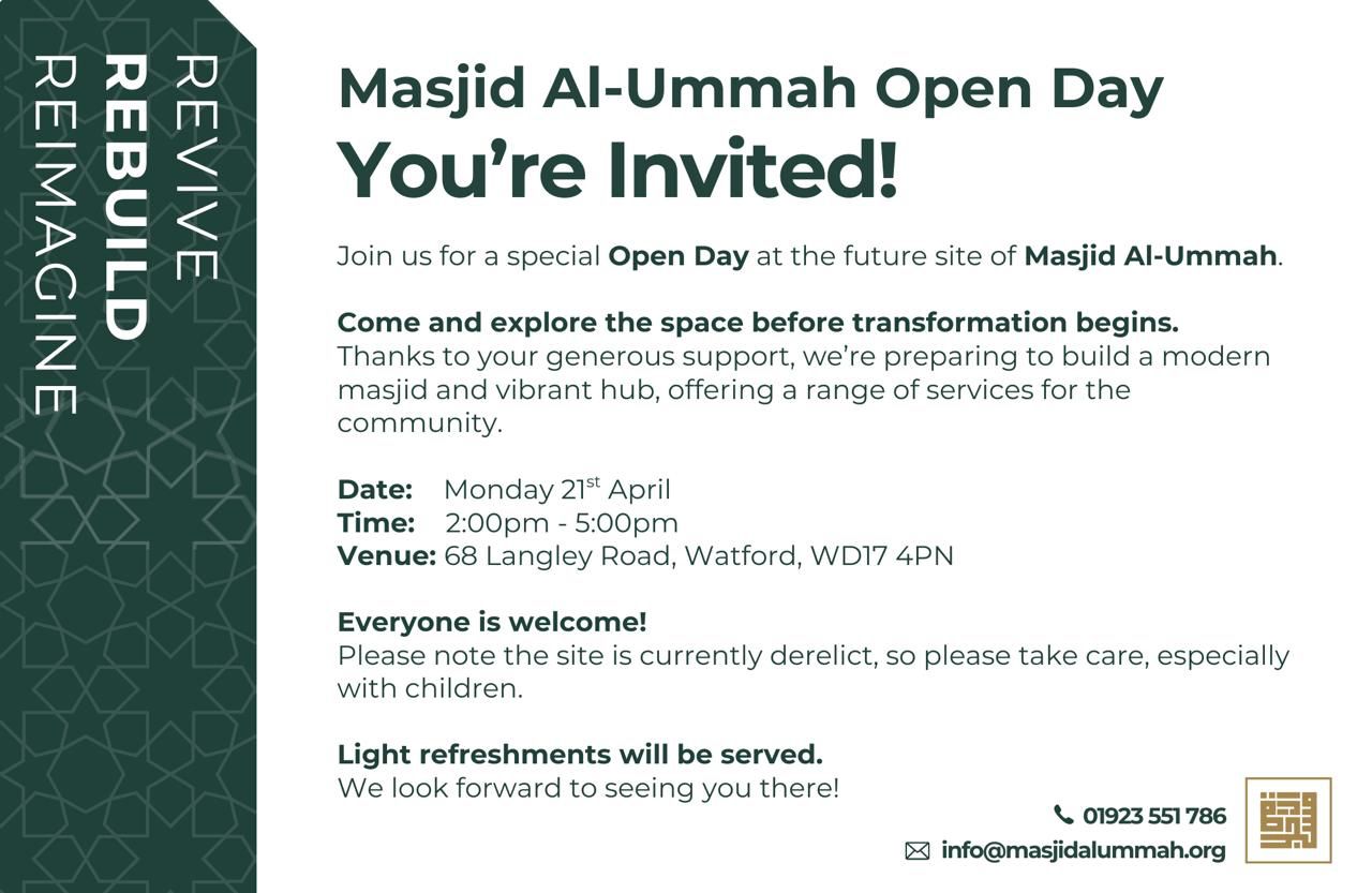 Open Day Invitation